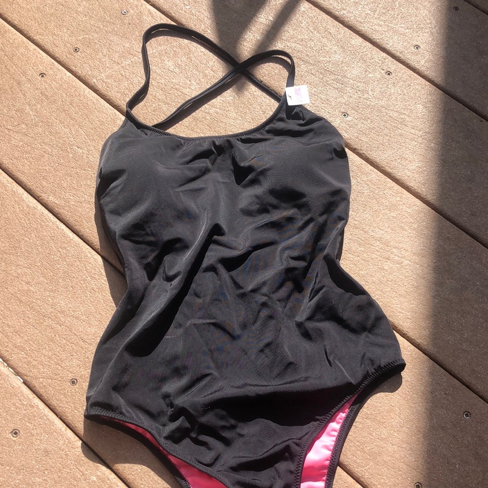 Pink VS One Piece Bathing Suit small